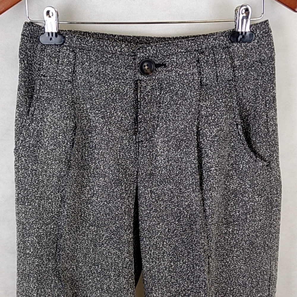 Free People Herringbone Trouser Pants Size 0 - Picture 3 of 8